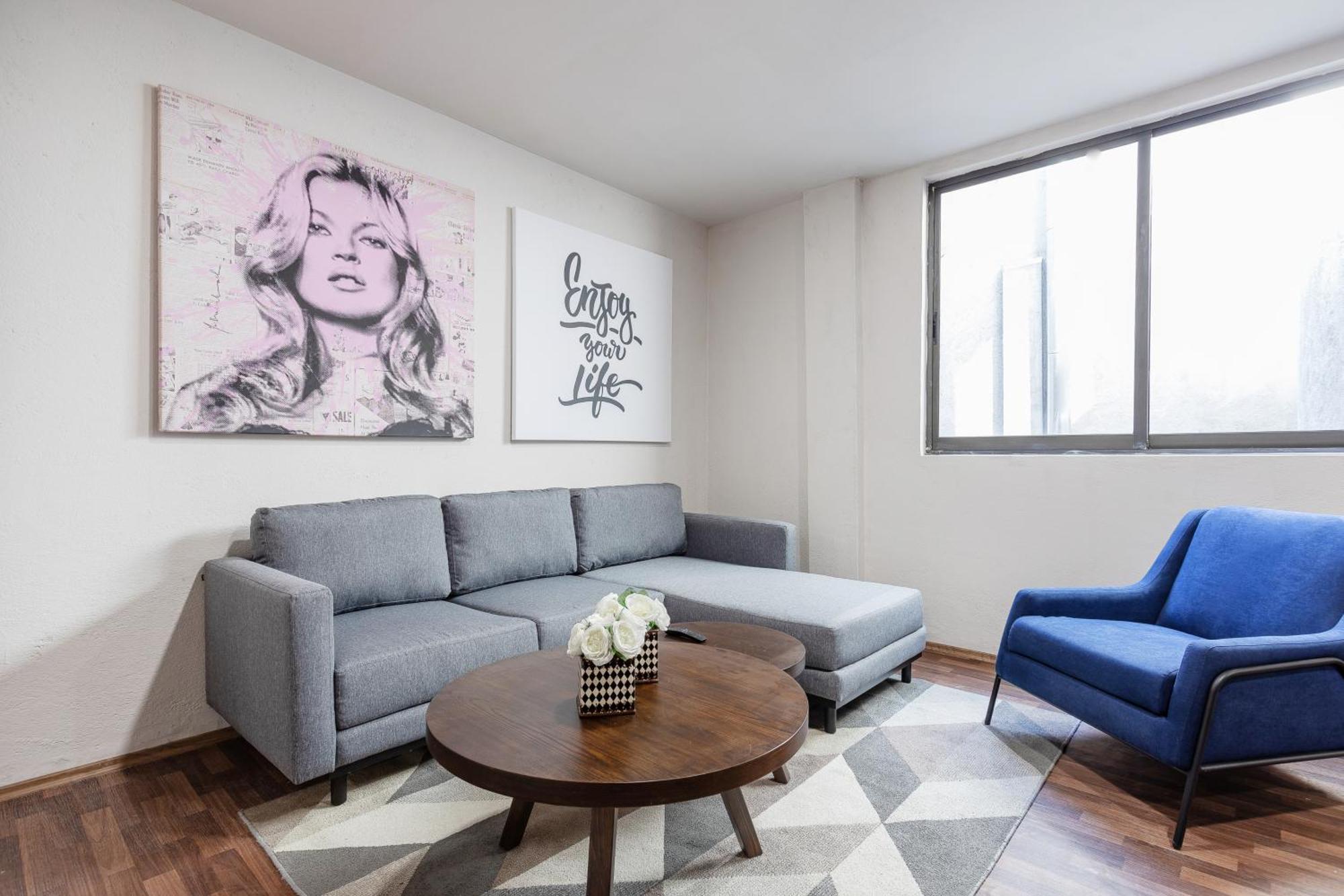 Trendy Roma Flat - 2br Elevator-perfect For Groups Mexiko-Stadt